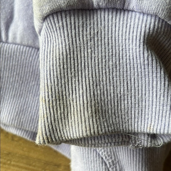 Eddie Bauer Light Purple Hoodie Sweatshirt w Fox, Size 7-8 - Picture 3 of 3